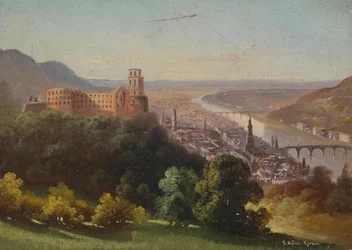 Uitzicht op Heidelberg